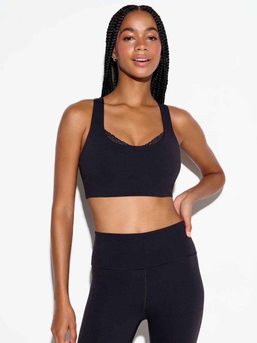 Spiritual Gangster Nirvana Harmony Bra Size Medium Black New NWT